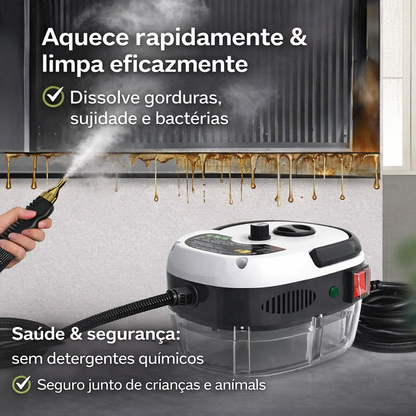VapoClean™ — Limpeza Profunda a Vapor, Sem Esforço