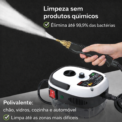 VapoClean™ — Limpeza Profunda a Vapor, Sem Esforço