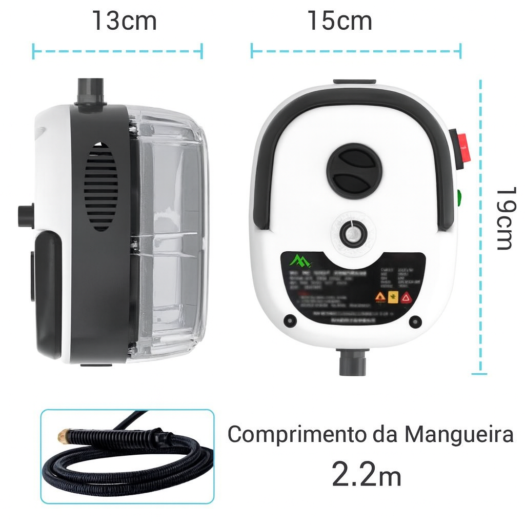 VapoClean™ — Limpeza Profunda a Vapor, Sem Esforço