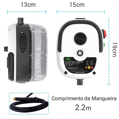 VapoClean™ — Limpeza Profunda a Vapor, Sem Esforço