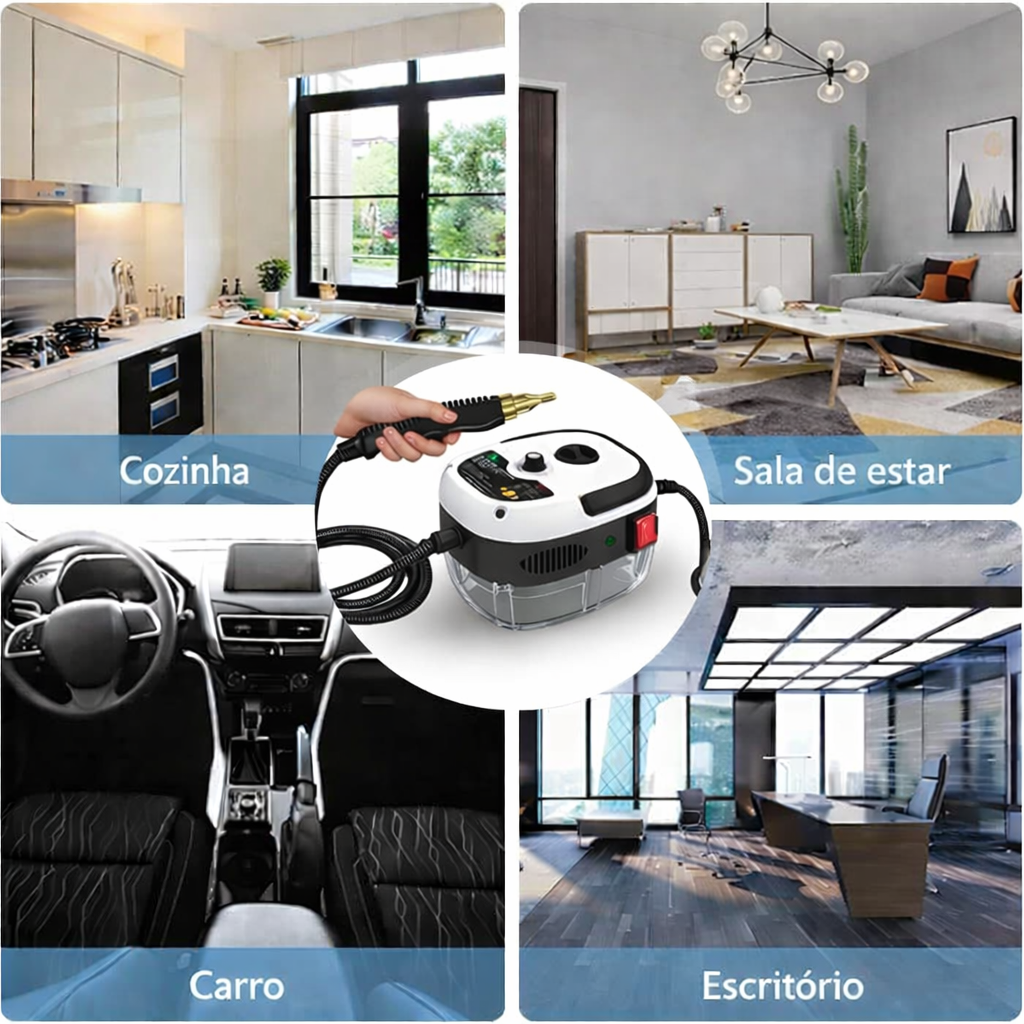 VapoClean™ — Limpeza Profunda a Vapor, Sem Esforço