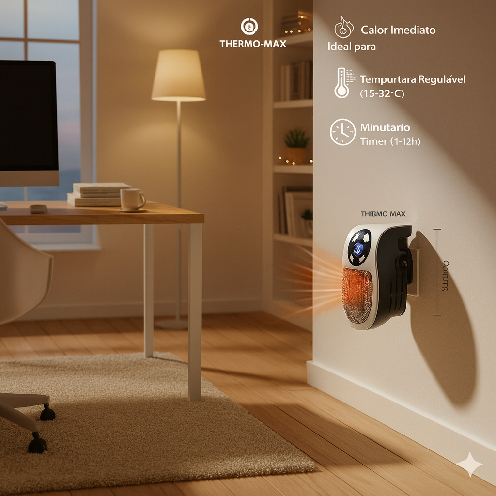 InteliHeat™ –  quecedor de Parede Inteligente