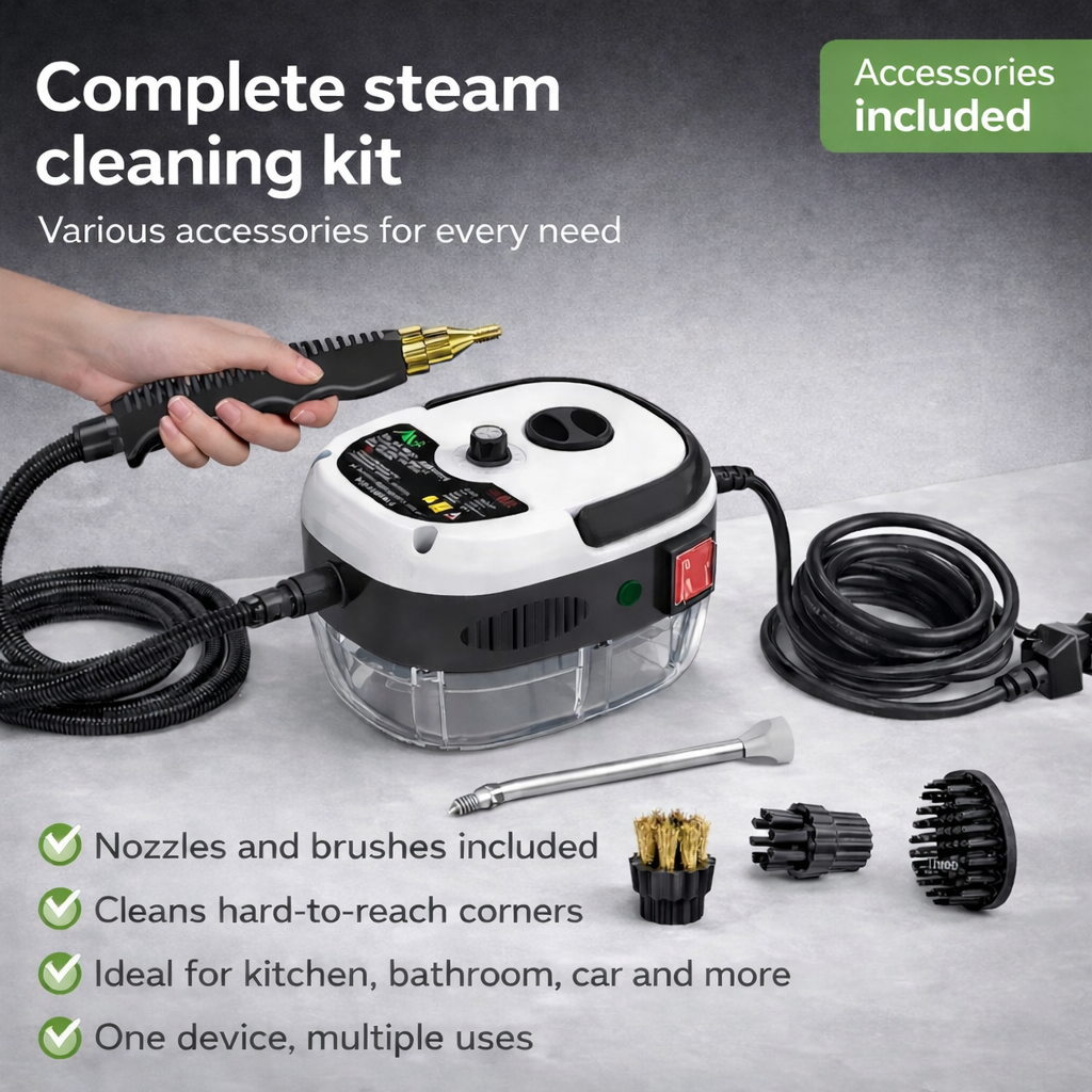 VapoClean™ Pro – Handheld High-Pressure Steam Cleaner