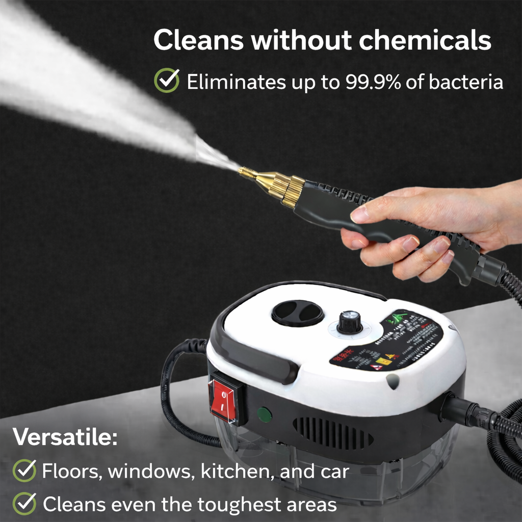 VapoClean™ Pro – Handheld High-Pressure Steam Cleaner