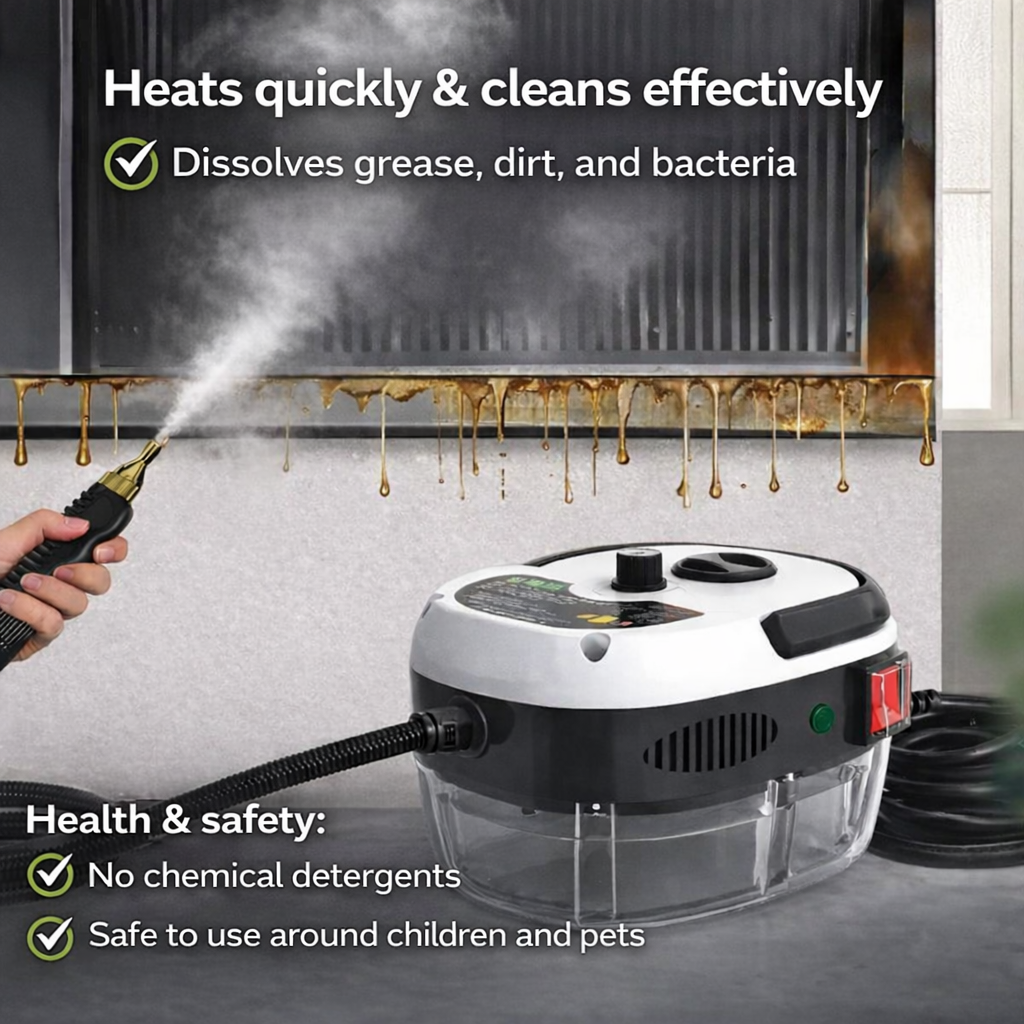 VapoClean™ Pro – Handheld High-Pressure Steam Cleaner