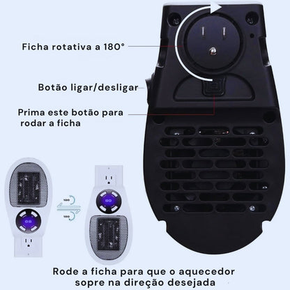 InteliHeat™ –  quecedor de Parede Inteligente