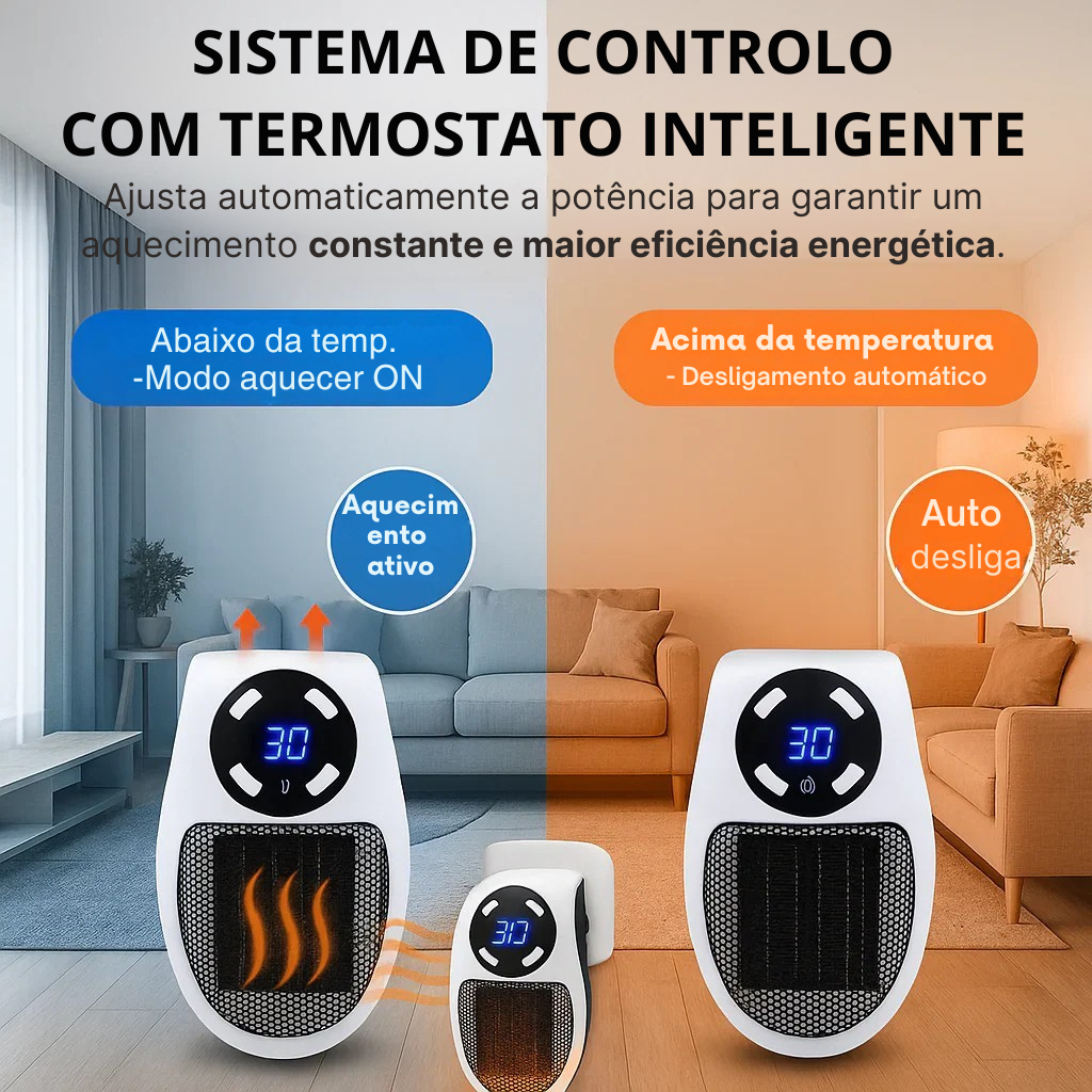 InteliHeat™ –  quecedor de Parede Inteligente